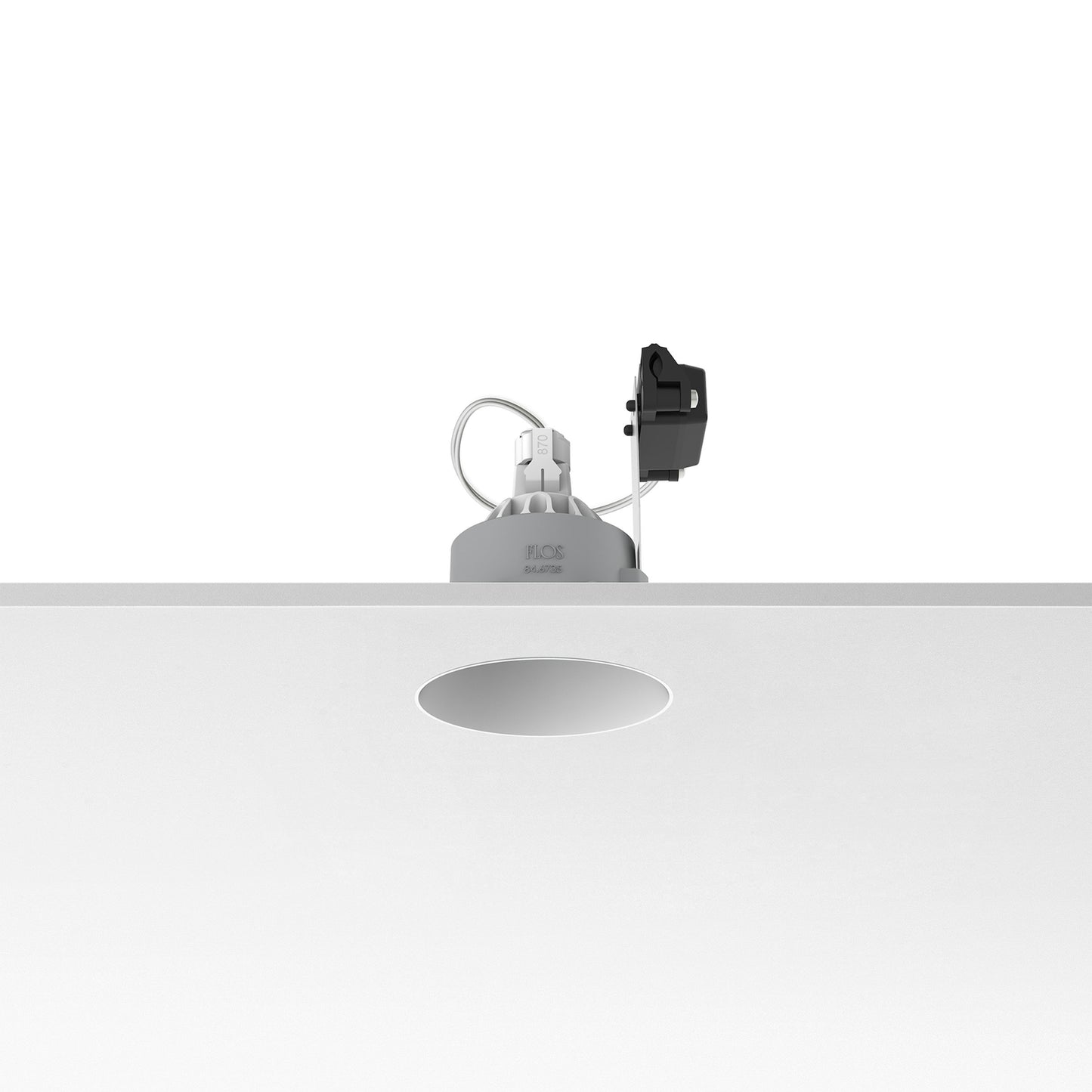 FLOS Architectural Kap Ø80 Fixed — Empotrable LED Retrofit Redondo 12V (Blanco)