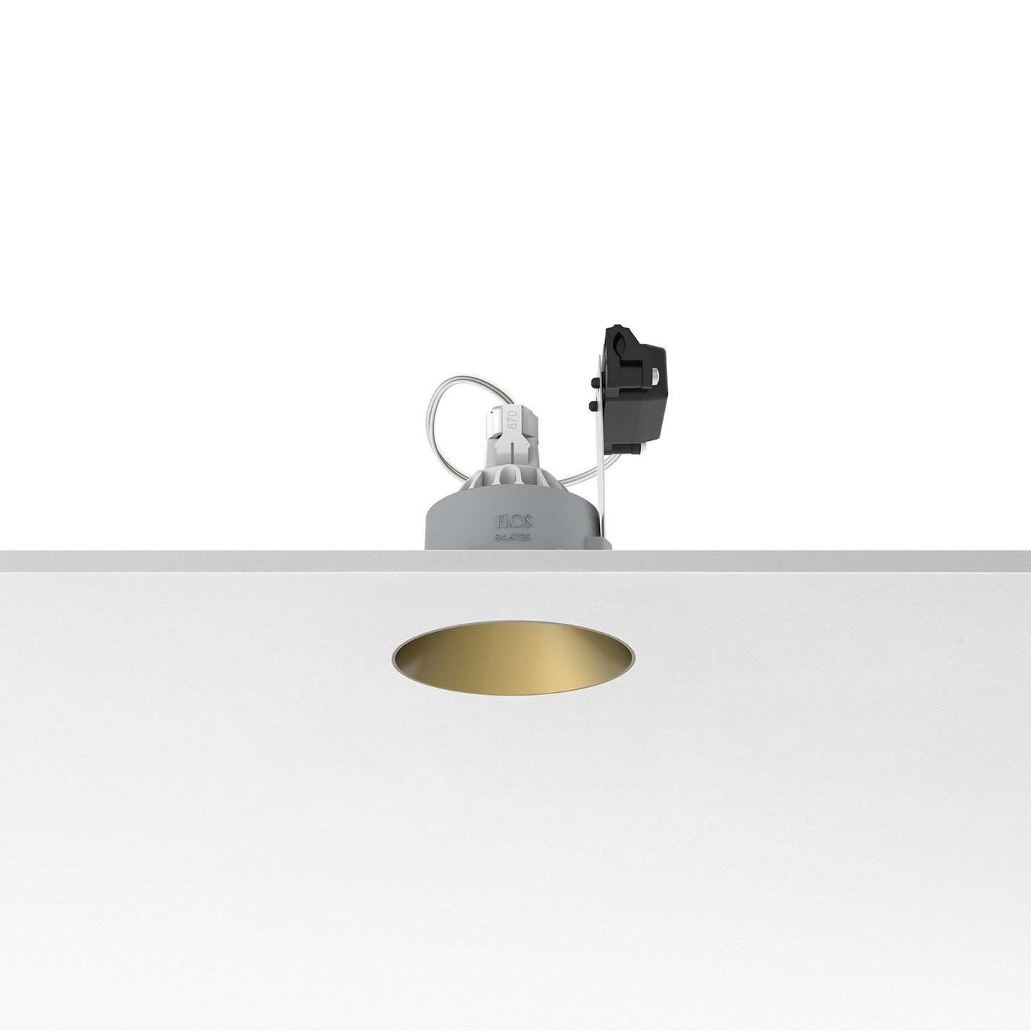 FLOS Architectural Kap Ø80 Fixed — Empotrable LED Retrofit Redondo 12V (Blanco)