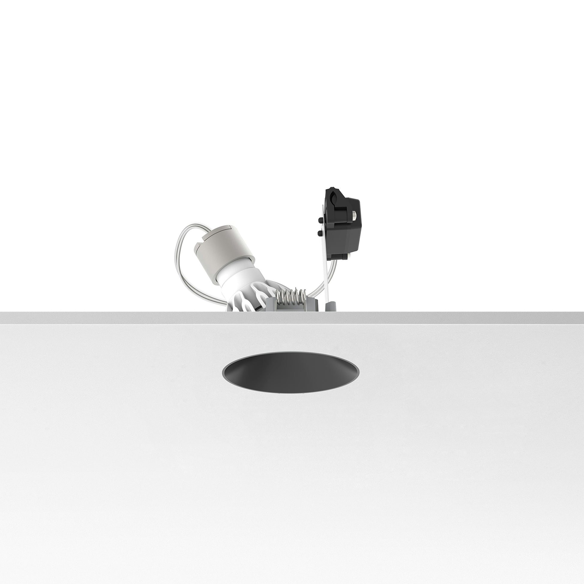 FLOS Architectural Kap Ø80 Wall-Washer — Empotrable LED Retrofit 230V (Blanco)