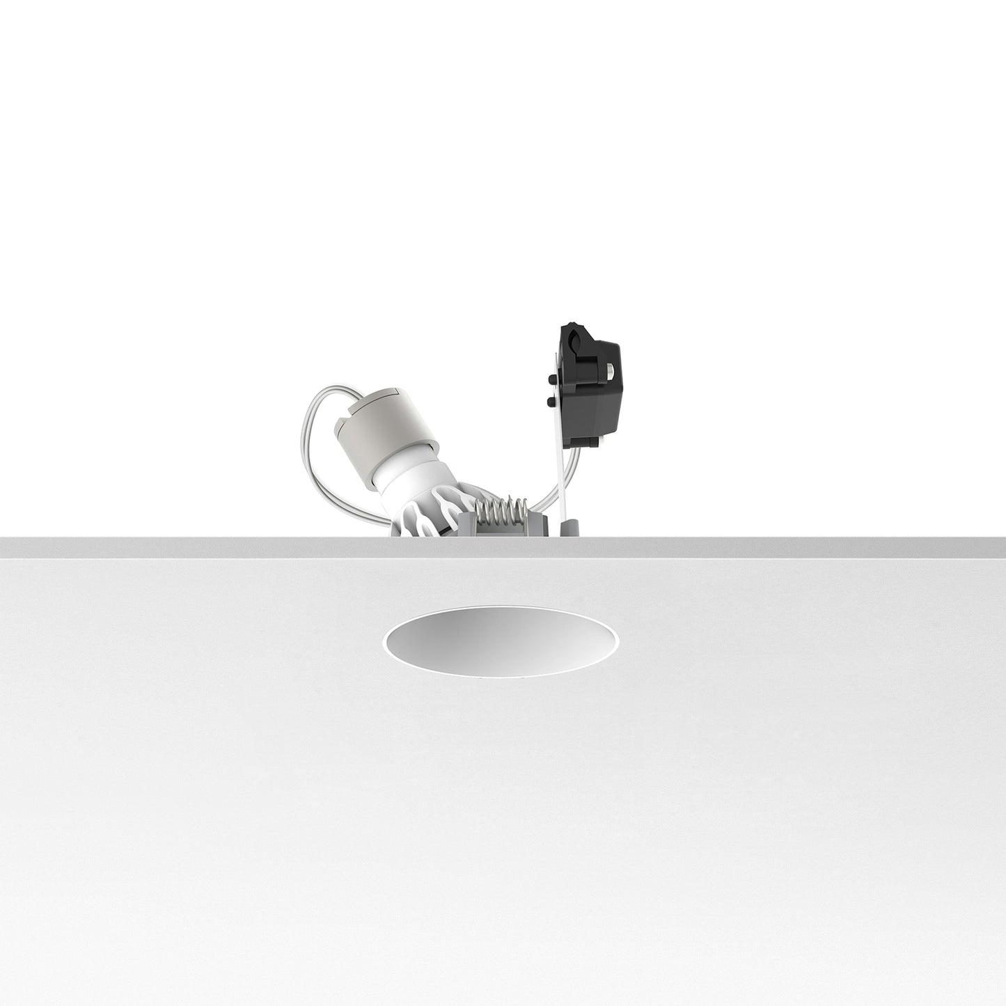 FLOS Architectural Kap Ø80 Wall-Washer — Empotrable LED Retrofit 230V (Blanco)
