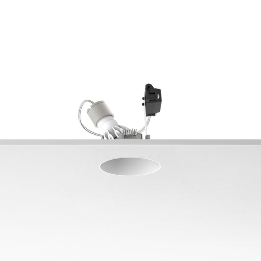 FLOS Architectural Kap Ø80 Wall-Washer — Empotrable LED Retrofit 230V (Blanco)