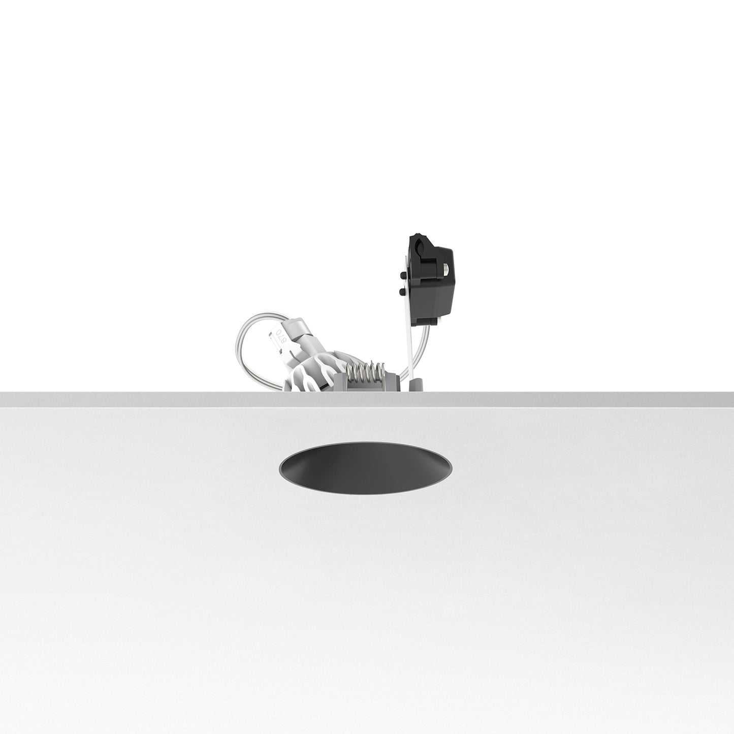 FLOS Architectural Kap Ø80 Wall-Washer — Empotrable LED Retrofit 12V (Blanco)
