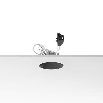 FLOS Architectural Kap Ø80 Wall-Washer — Empotrable LED Retrofit 12V (Blanco)