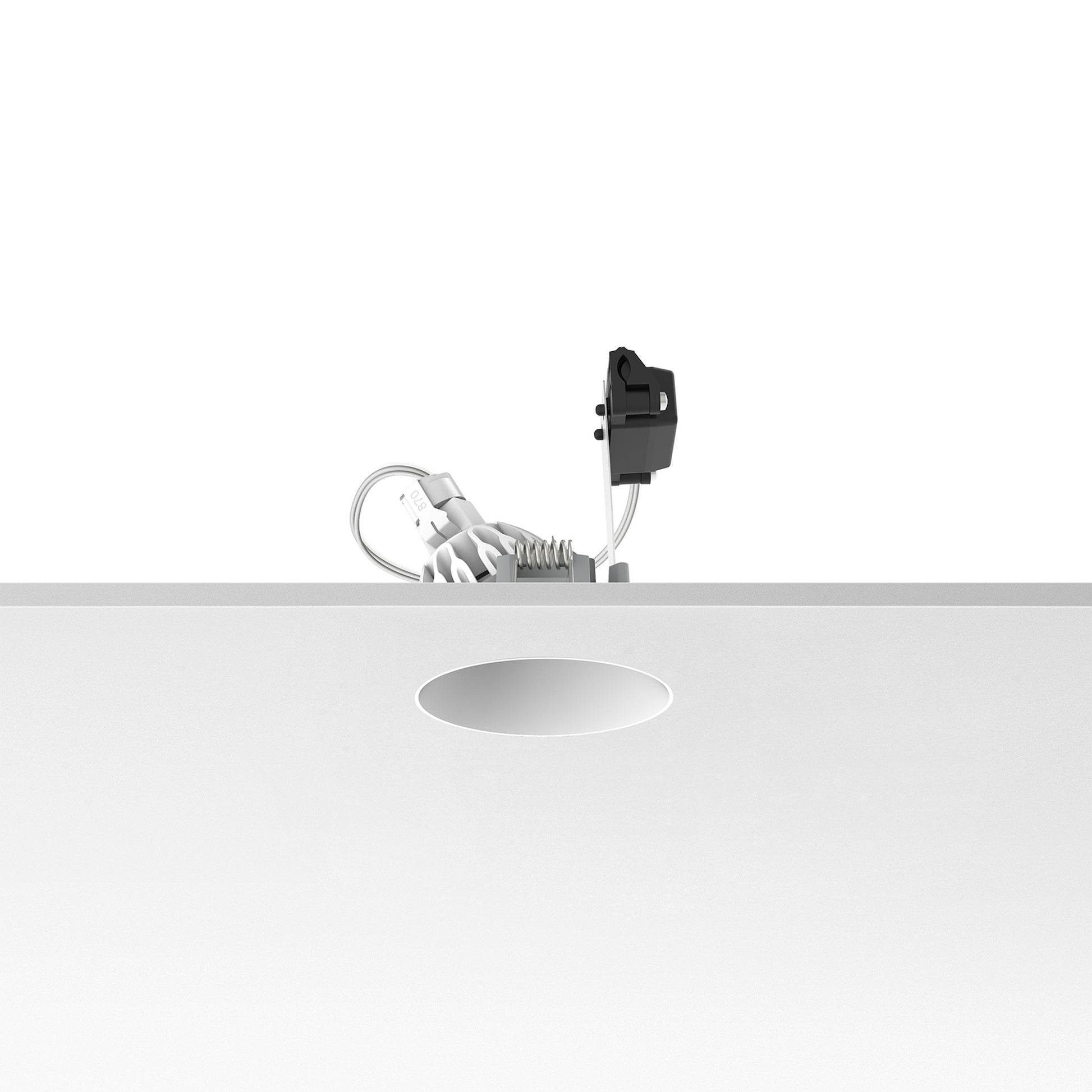 FLOS Architectural Kap Ø80 Wall-Washer — Empotrable LED Retrofit 12V (Blanco)