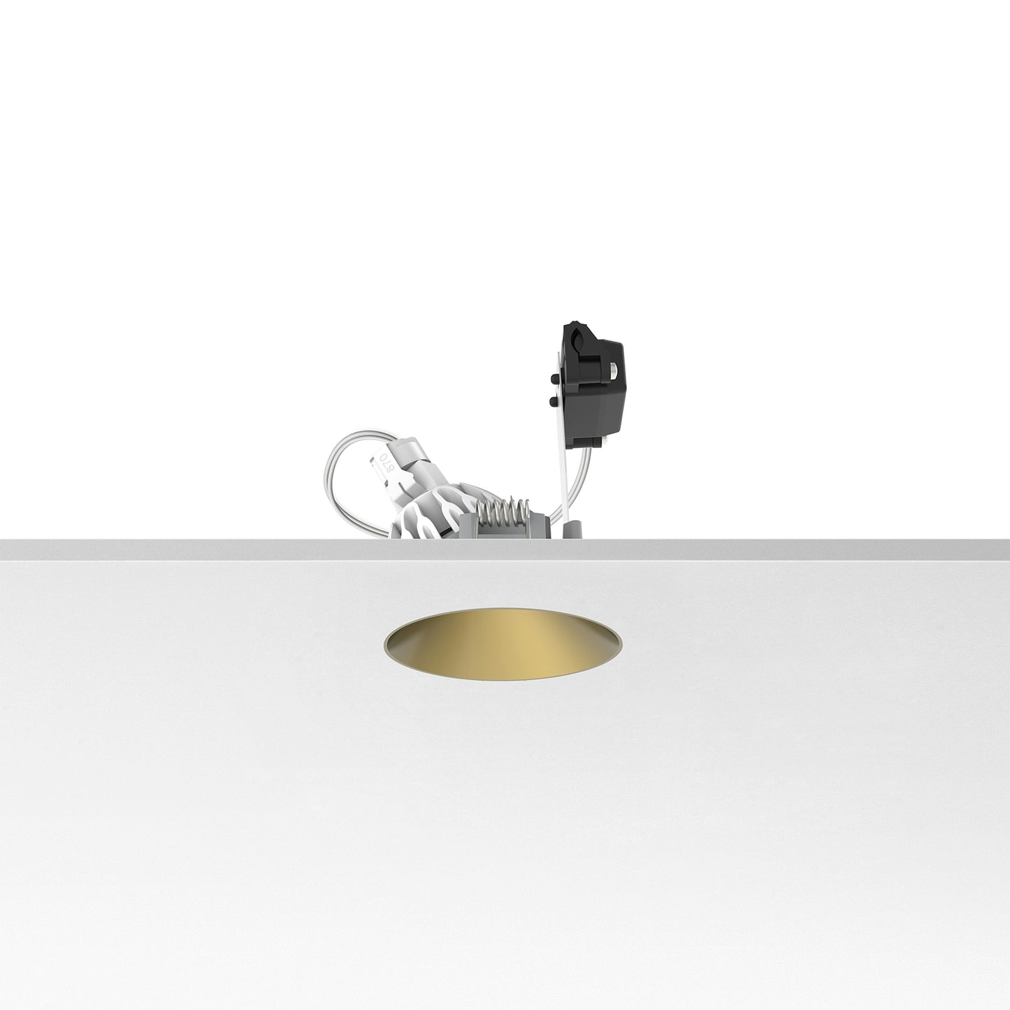 FLOS Architectural Kap Ø80 Wall-Washer — Empotrable LED Retrofit 12V (Blanco)
