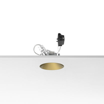 FLOS Architectural Kap Ø80 Wall-Washer — Empotrable LED Retrofit 12V (Blanco)