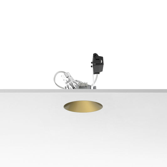 FLOS Architectural Kap Ø80 Wall-Washer — Empotrable LED Retrofit 12V (Blanco)
