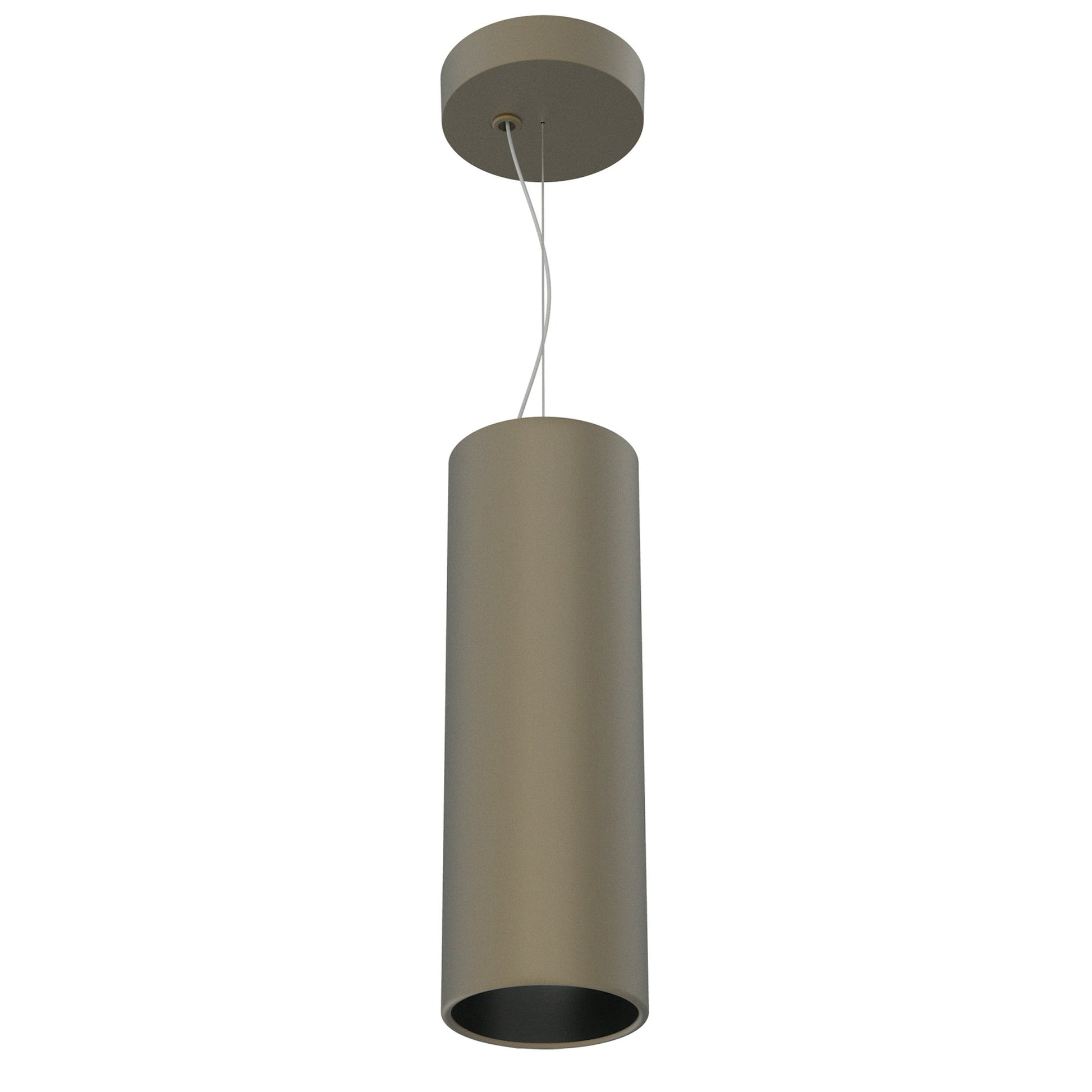 FLOS Architectural Kap Suspension Ø100 — Colgante LED 9W 28° 3000K (Blanco/Negro)