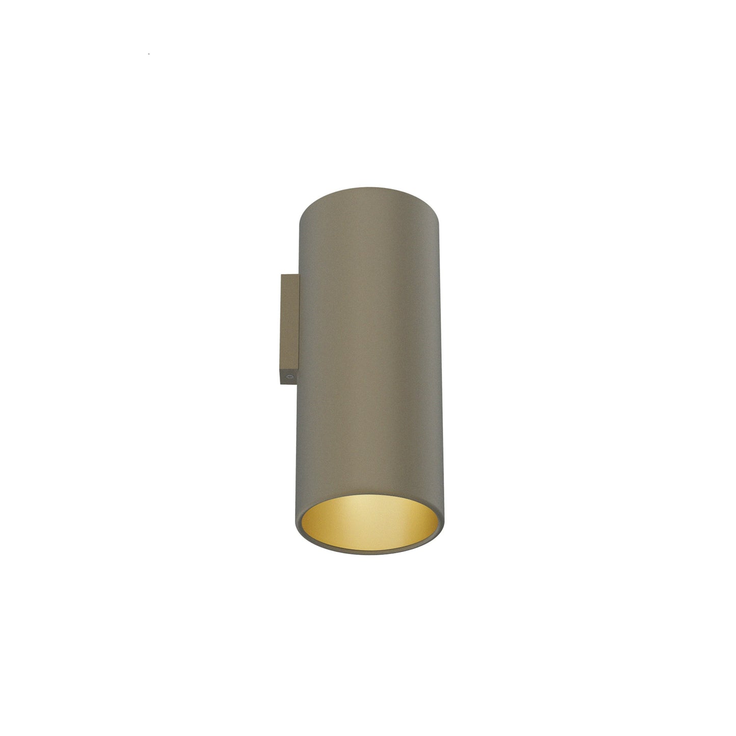 FLOS Architectural Kap Surface Wall Ø100 — Aplique LED 9W 3000K 29° (Blanco/Oro)