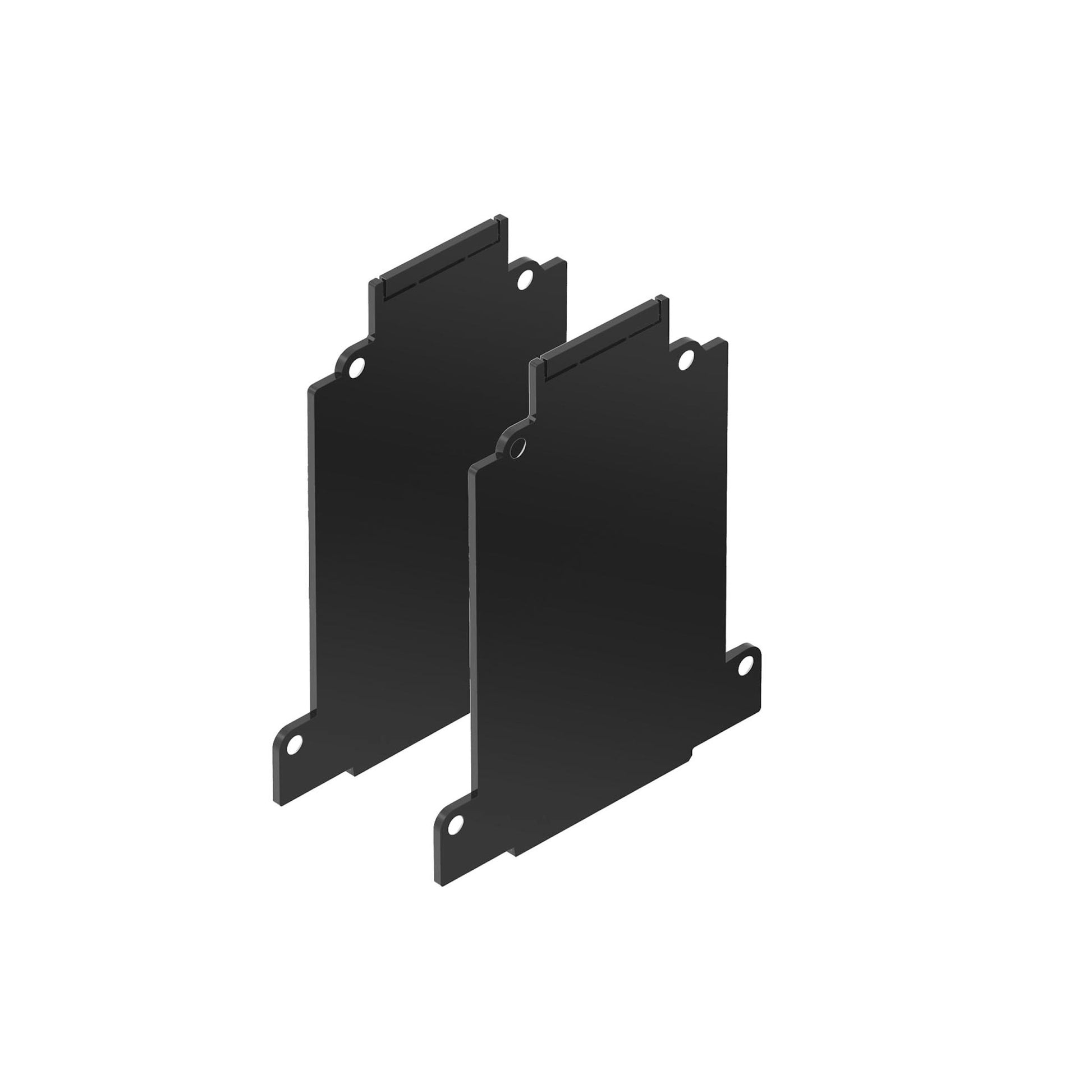 FLOS Architectural Fast Track Recessed — Tapas finales carril empotrable (Negro)