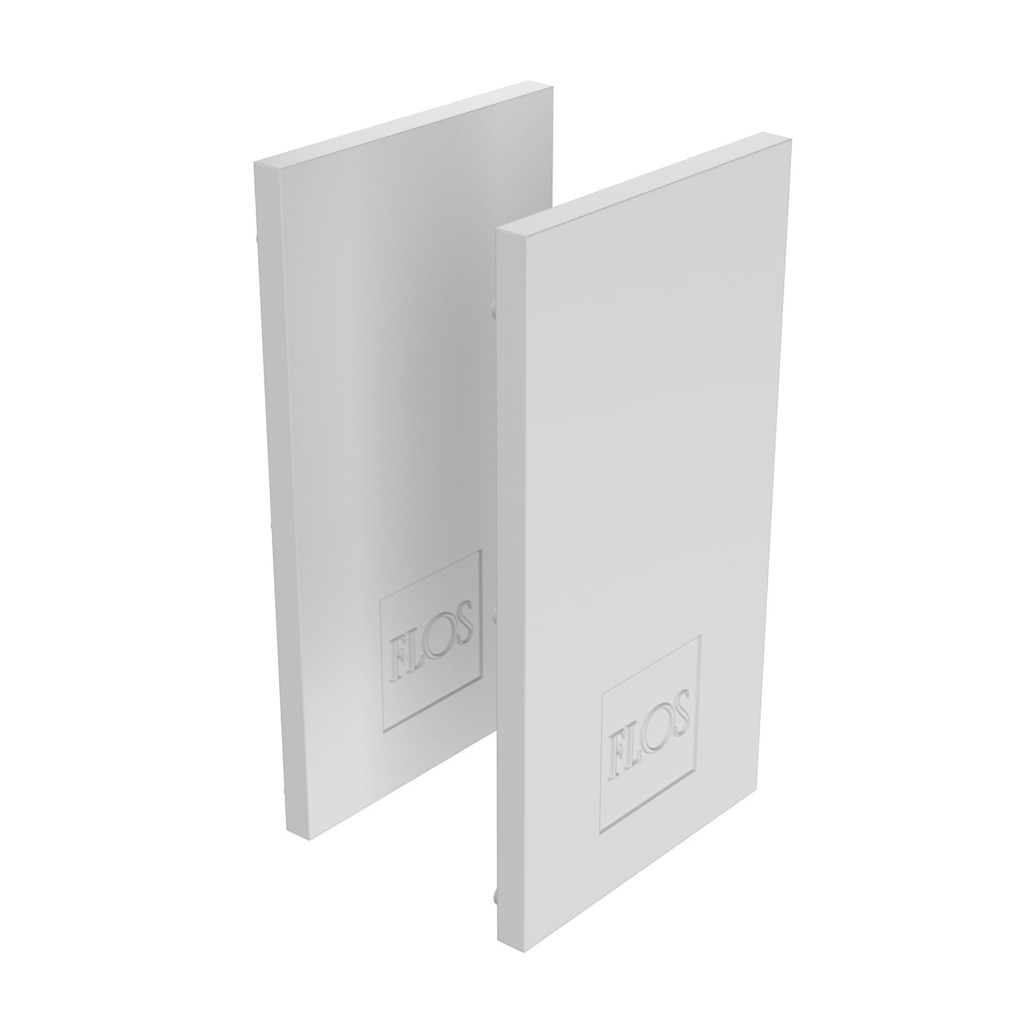 FLOS Architectural The Fast Track Surface End Caps — Tapas de perfiles 2 unidades (Blanco)