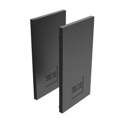 FLOS Architectural The Fast Track Surface End Caps — Tapas de perfiles 2 unidades (Blanco)