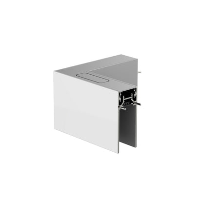 FLOS Architectural The Running Magnet 90° Corner — Conector de Superficie 24V Blanco