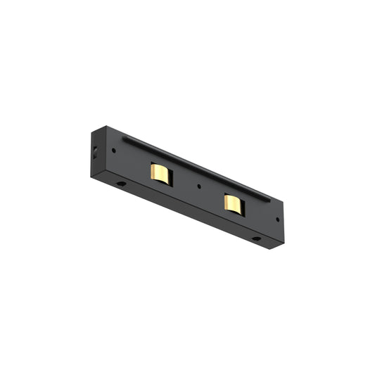 FLOS Architectural Conector Intermedio Micro Running Magnet — Conexión 24V (Negro)