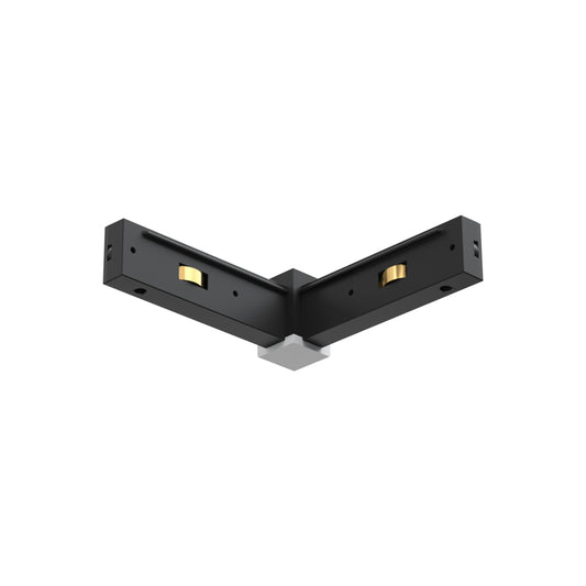 FLOS Architectural The Micro Running Magnet Surface — 90° Corner 120W 24V Clase III (Blanco)