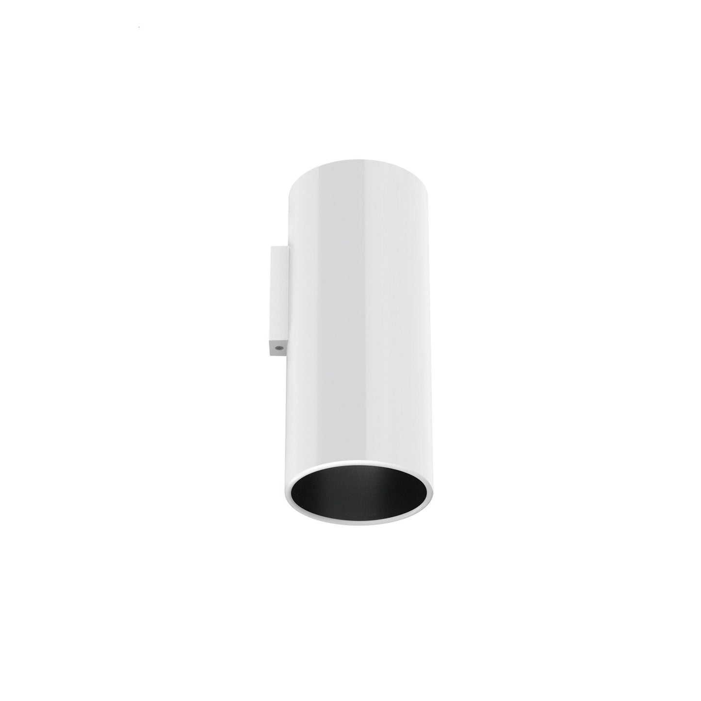 FLOS Architectural Kap Surface Wall Ø100 — Aplique LED 9W 3000K 28° (Blanco/Negro)