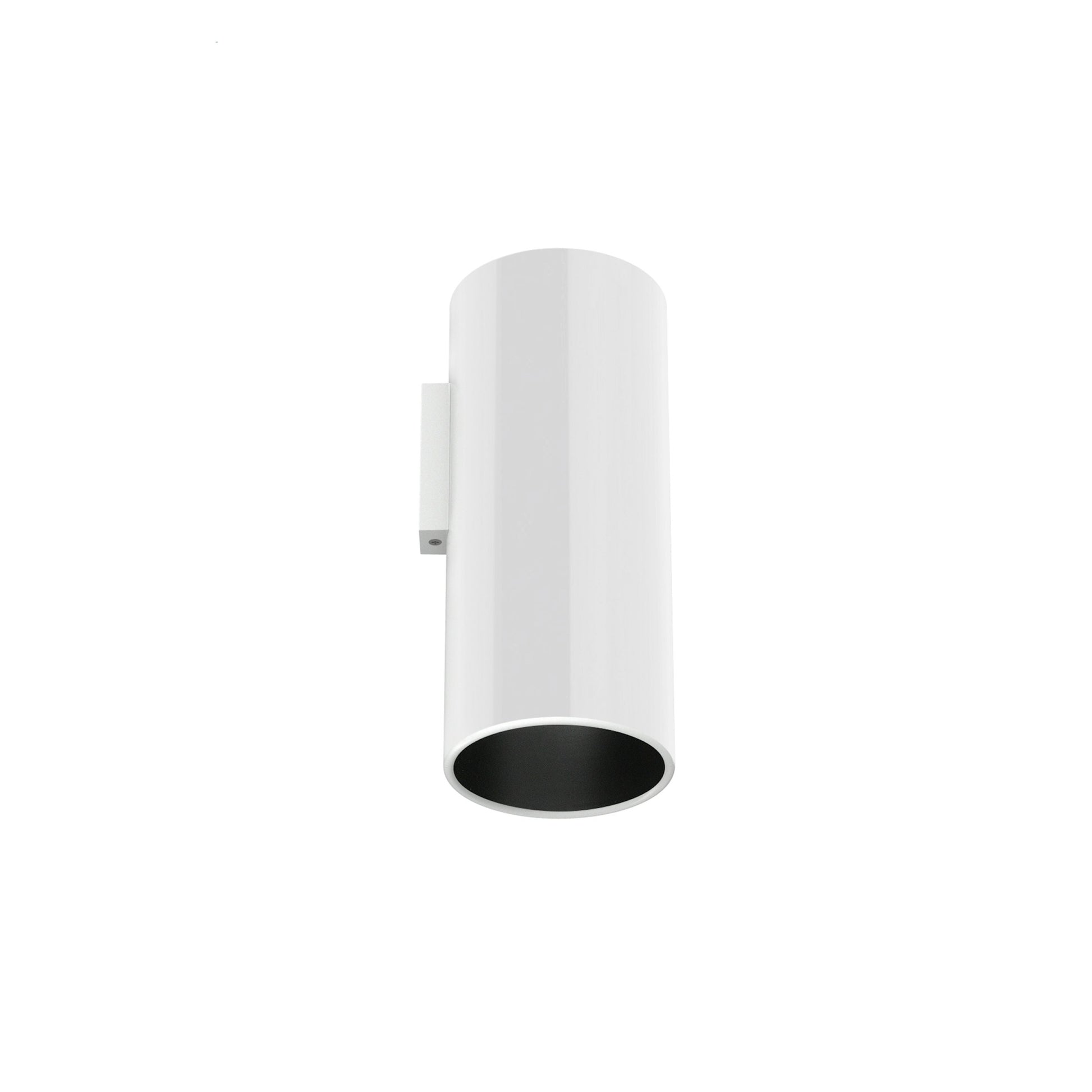FLOS Architectural Kap Surface Wall Ø100 — Aplique LED 9W 3000K 28° (Blanco/Negro)