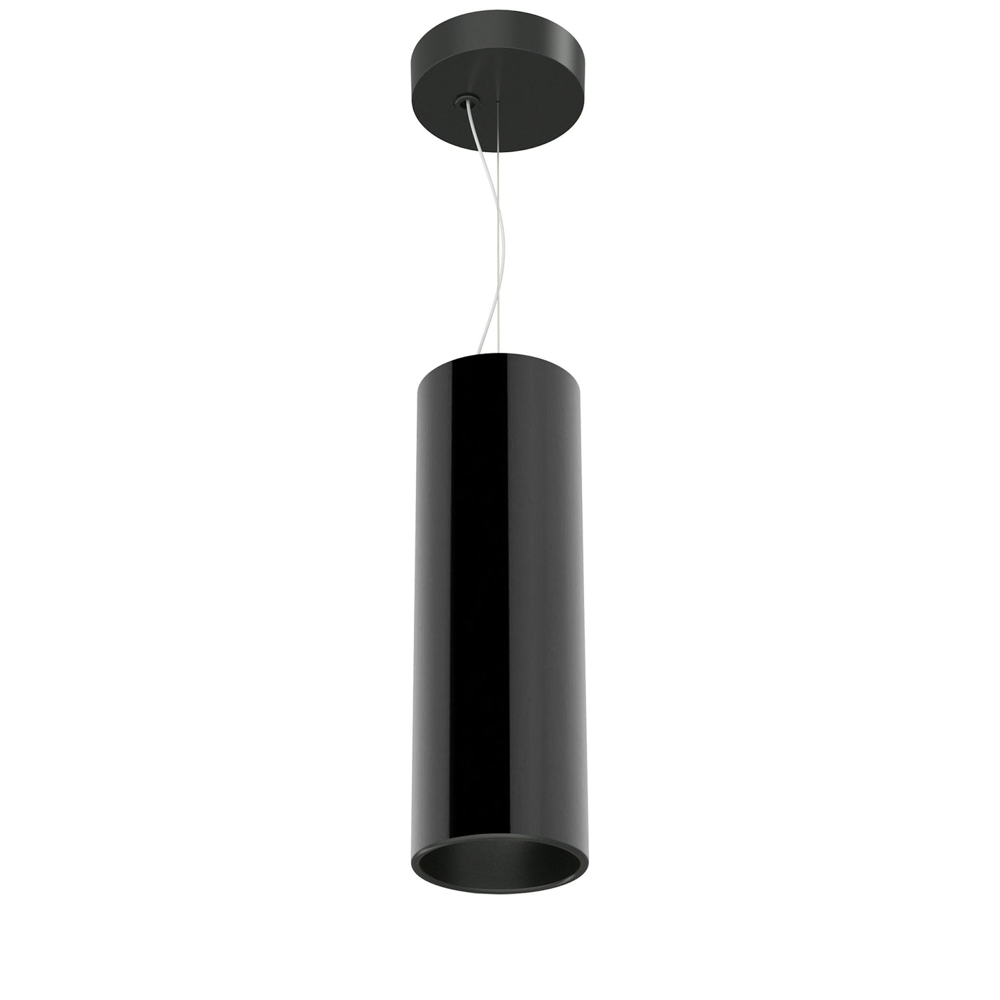 FLOS Architectural Kap Suspension Ø100 — Colgante LED 9W 28° 3000K (Blanco/Negro)