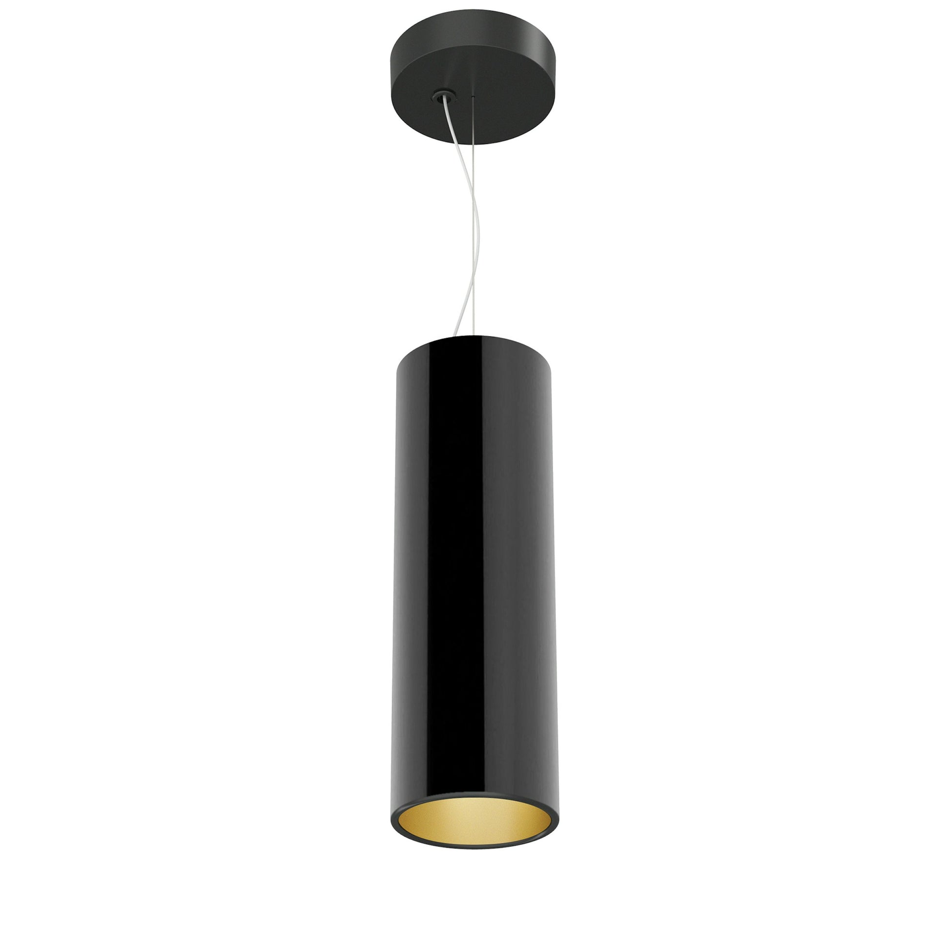 FLOS Architectural Kap Suspension Ø100 — Colgante LED 9W 29° 3000K (Blanco/Oro)
