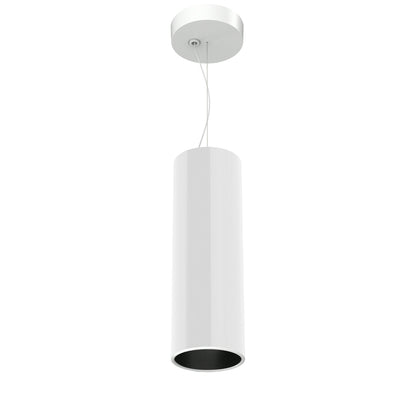 FLOS Architectural Kap Suspension Ø100 — Colgante LED 9W 28° 3000K (Blanco/Negro)