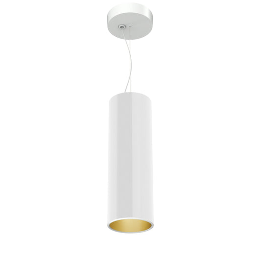 FLOS Architectural Kap Suspension Ø100 — Colgante LED 9W 29° 3000K (Blanco/Oro)