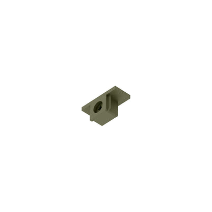 FLOS Architectural Zero Track End Cap — Tapa Perfil Superficie (Blanco)