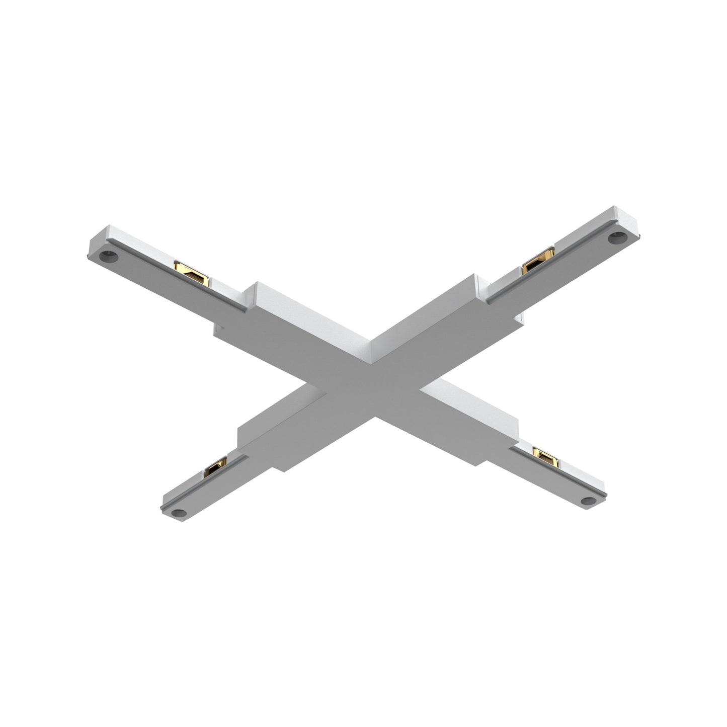 FLOS Architectural Zero Track — Conector de Cruz Alimentable Blanco