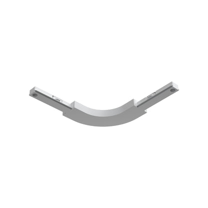 FLOS Architectural Zero Track Curva Interior — Perfil de Superficie Blanco