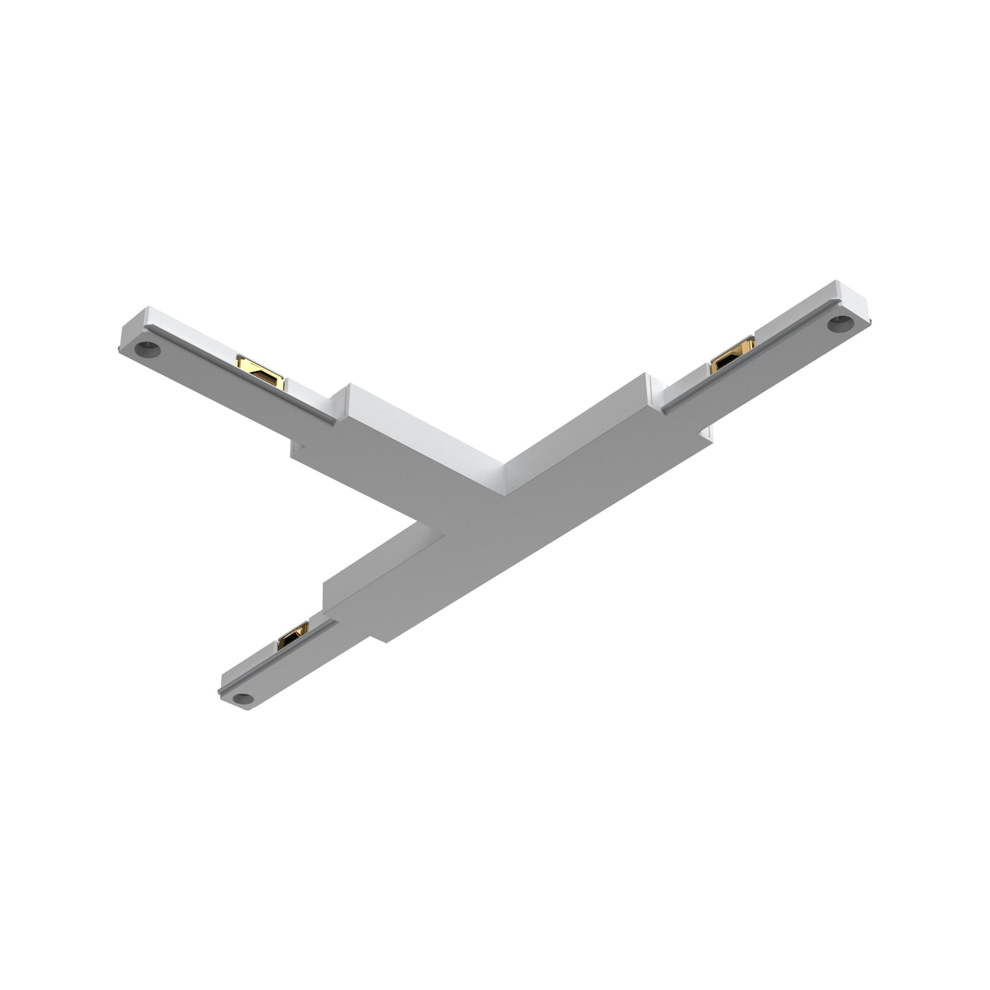 FLOS Architectural Zero Track T-shaped — Conector Alimentable Blanco