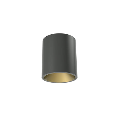 FLOS Architectural Kap 80 Surface Round Optic Spot — LED 9.2W 19° 2700K (Blanco/Oro)