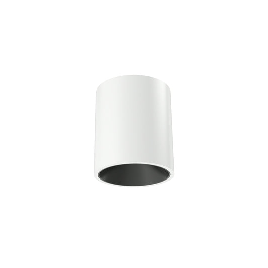 FLOS Architectural Kap 80 Surface — Luminaria de Superficie LED 9.2W 25° 2700K (Blanco/Negro)