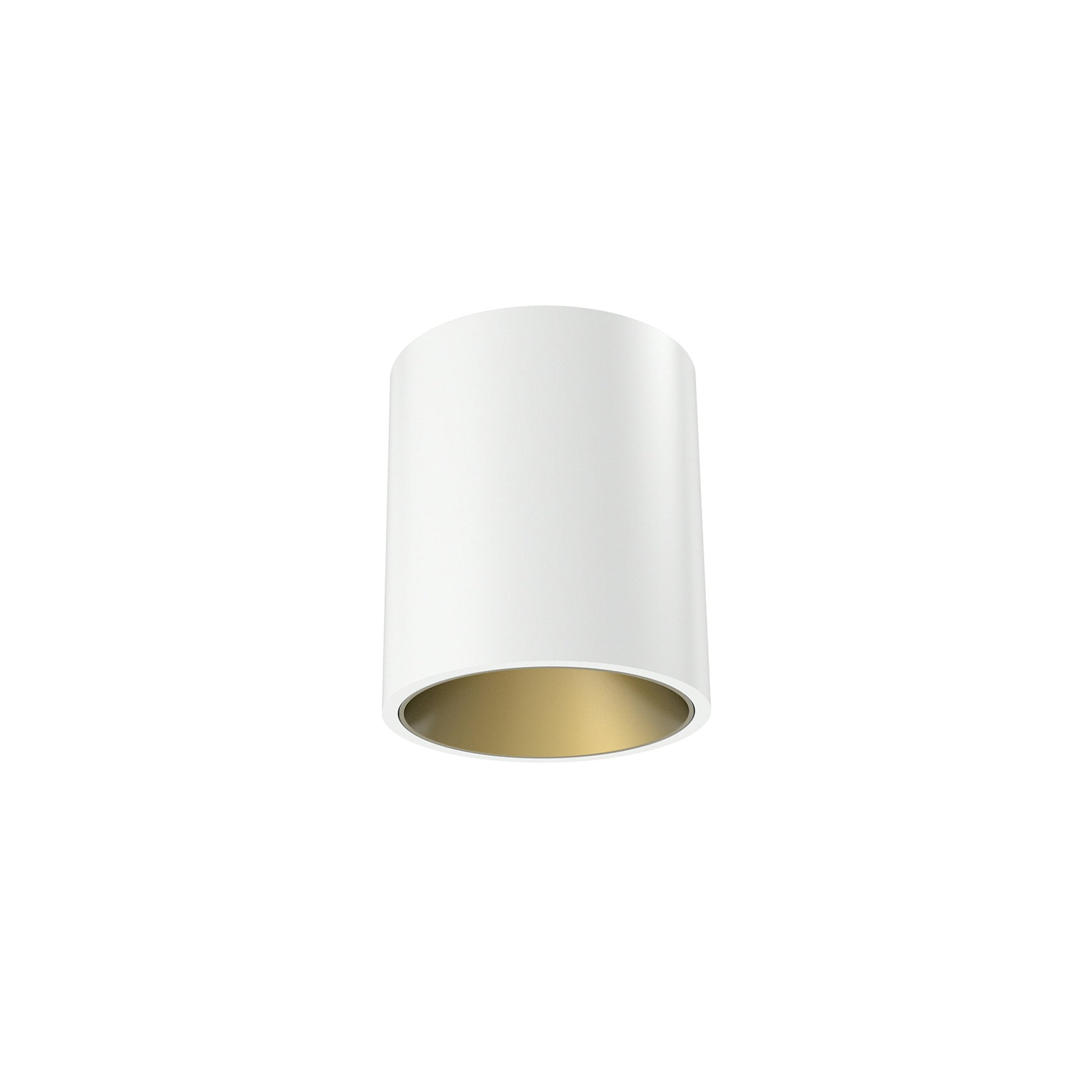FLOS Architectural Kap 80 Surface Round — LED 9.2W 618lm 26° 3000K (Blanco/Oro)