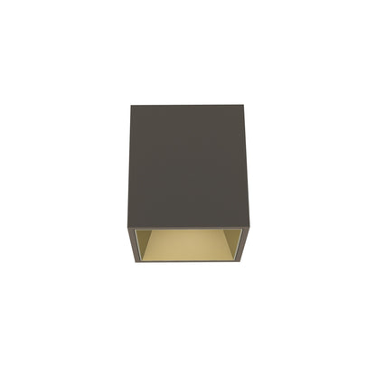 FLOS Architectural Kap 80 Surface Square Flood — LED 9.2W 3000K Dimmable Casambi (Blanco/Oro)