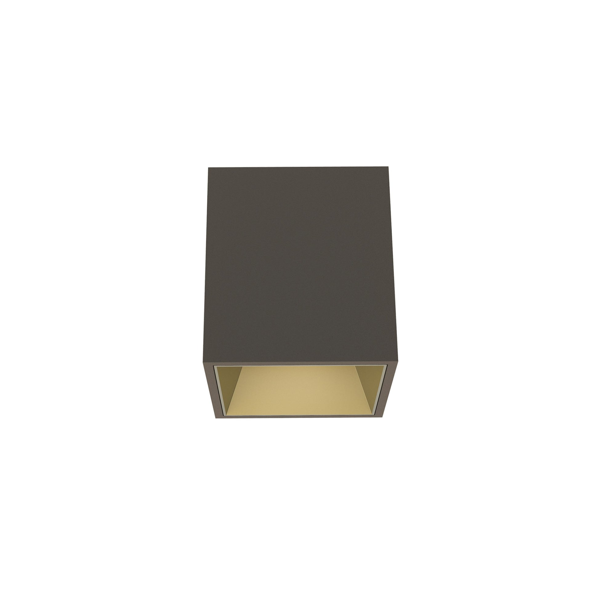 FLOS Architectural Kap 80 Surface Square — Superficie LED 9.2W 25° 3000K Blanco/Oro