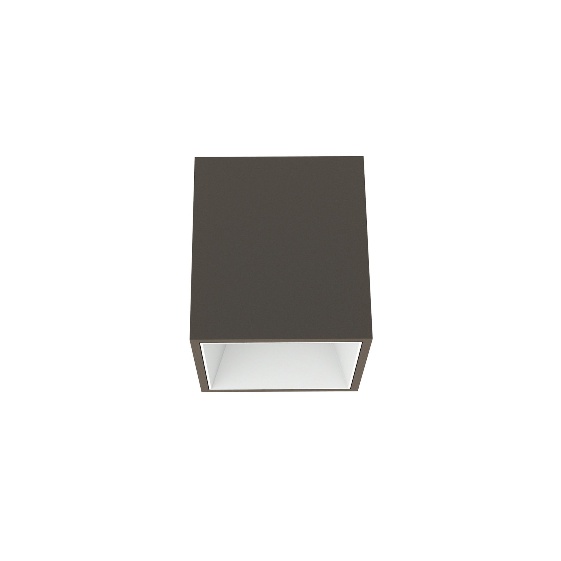 FLOS Architectural Kap 80 Surface Square DALI — 9.2W 3000K Casambi (Blanco/Blanco)