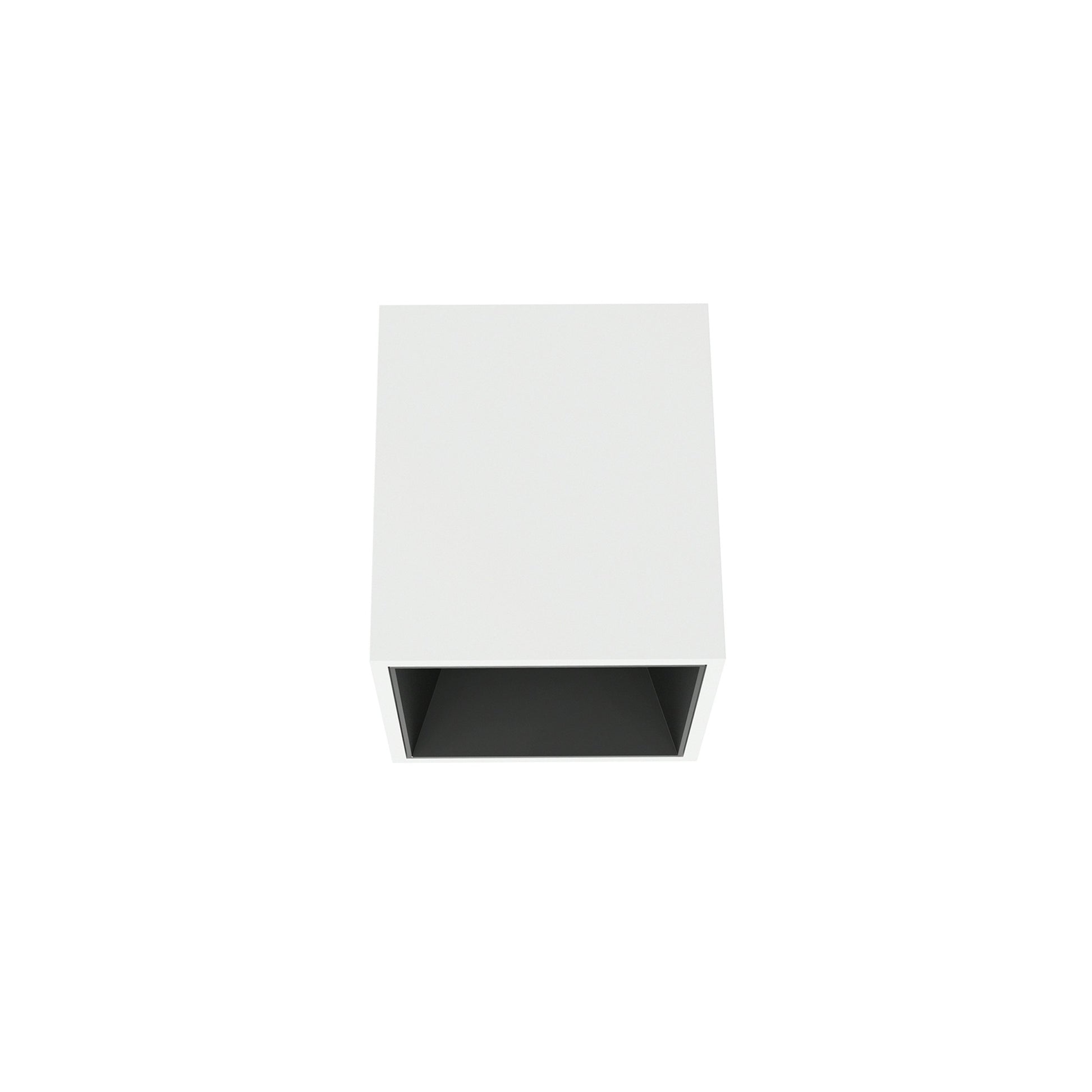 FLOS Architectural Kap 80 Surface Square Flood DALI — LED 9.2W 55° 3000K (Blanco/Negro)