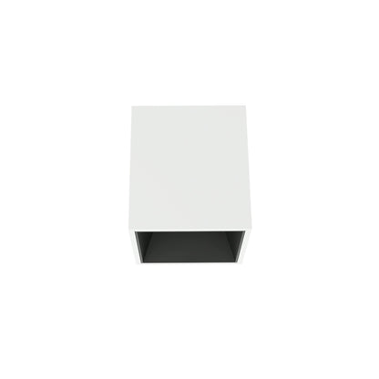 FLOS Architectural Kap 80 Surface Square Flood — Superficie LED 9.2W 55° 3000K (Blanco/Negro)
