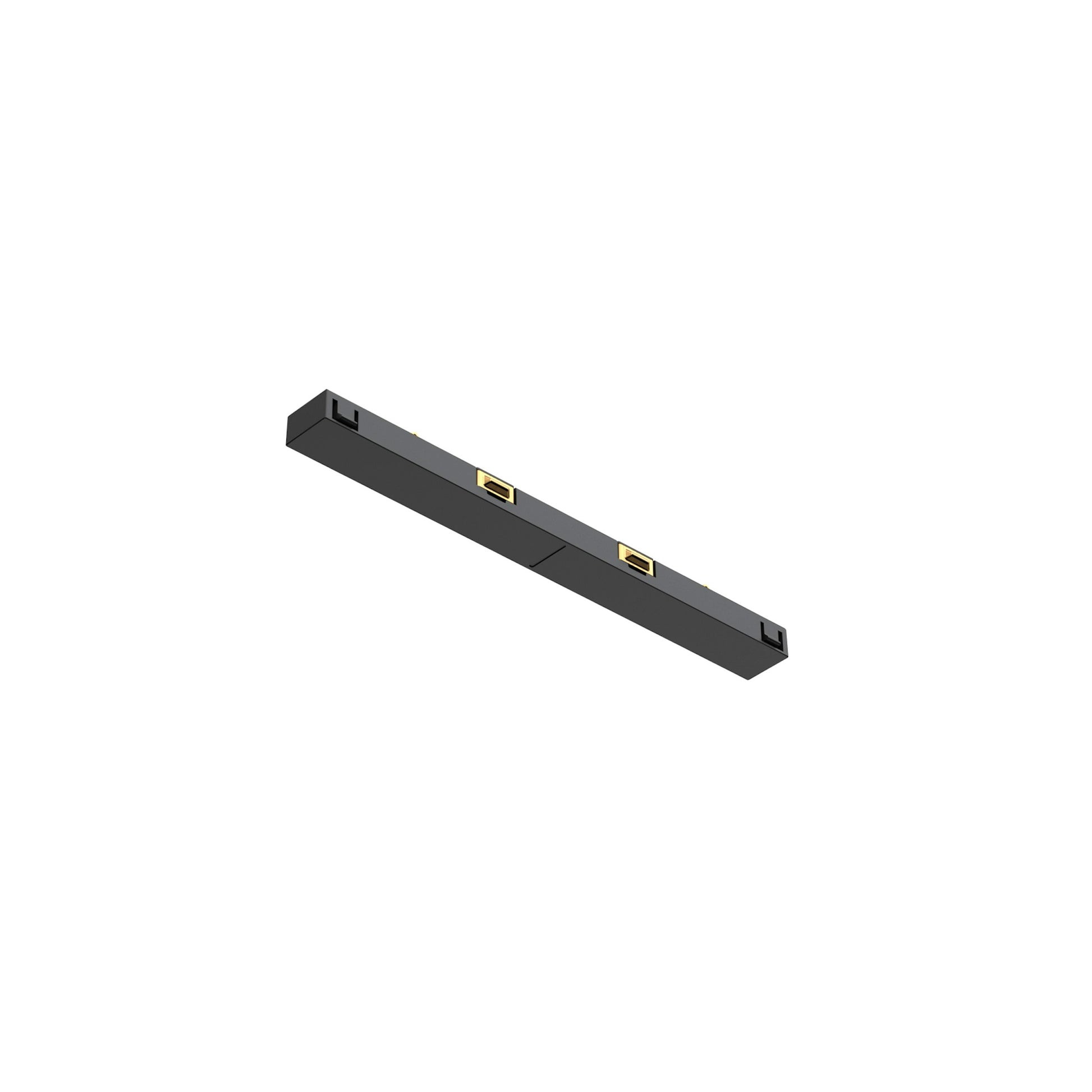 FLOS Architectural Straight Connector — Conector para Zero Track Pro Recessed Negro