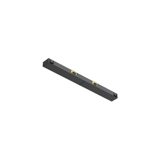 FLOS Architectural Straight Connector — Conector para Zero Track Pro Recessed Negro