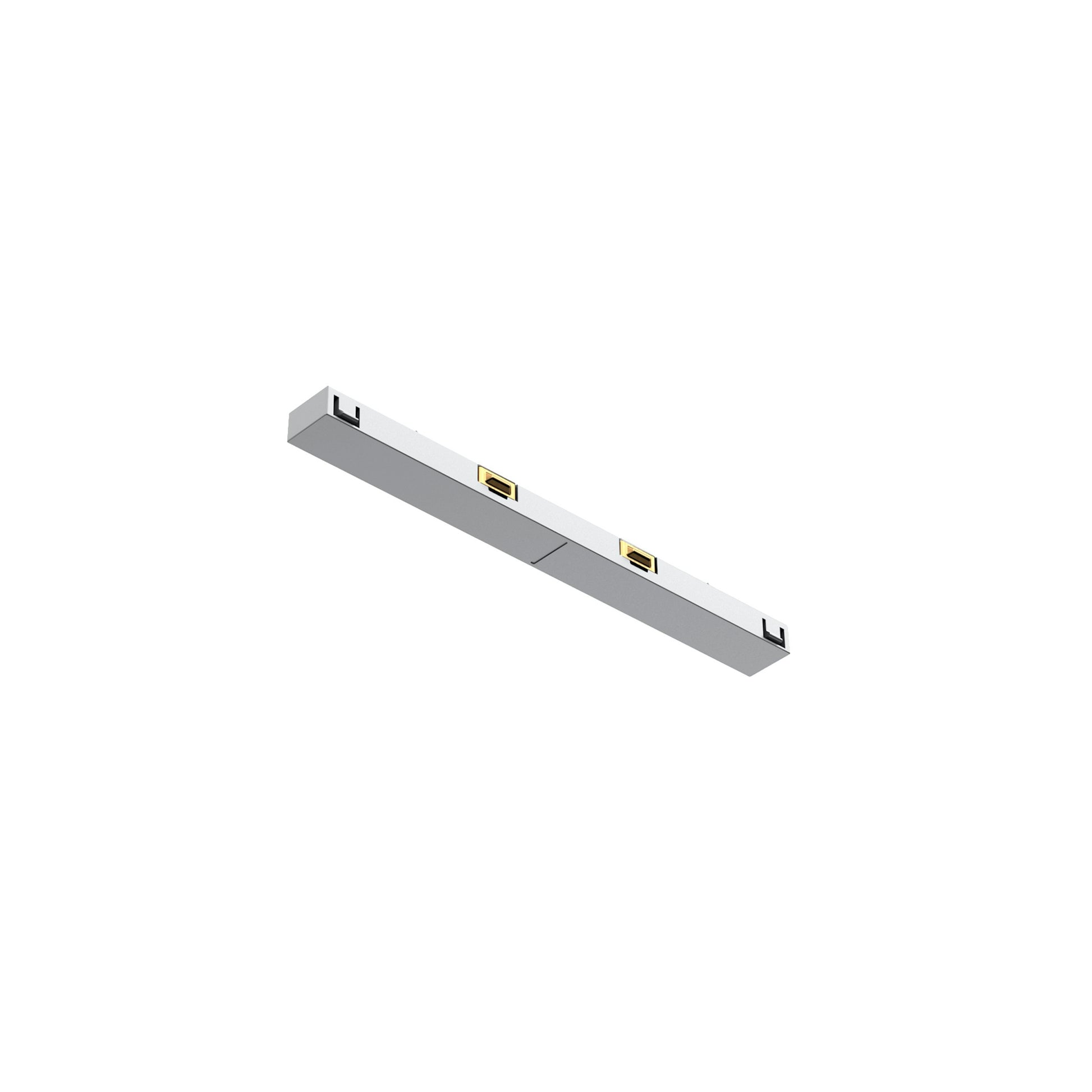 FLOS Architectural Straight Connector — Conector para Zero Track Pro Recessed Negro