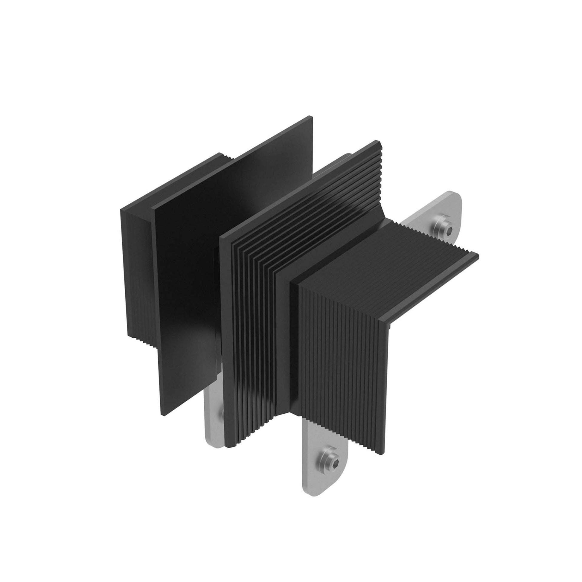 FLOS Architectural The Tracking Magnet Perfil Esquina Exterior Mecánica — 55 mm (Negro)
