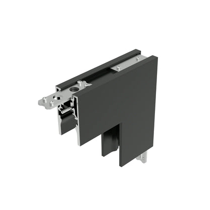 FLOS Architectural Tracking Magnet — Esquina Interior Perfil Superficie Blanco