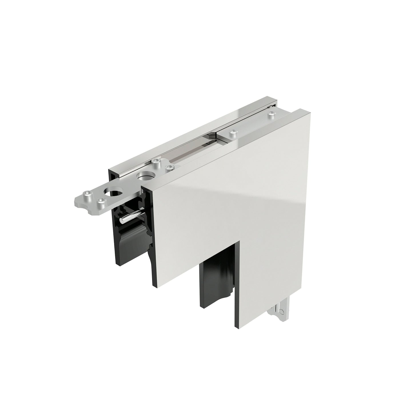 FLOS Architectural Tracking Magnet — Esquina Interior Perfil Superficie Blanco