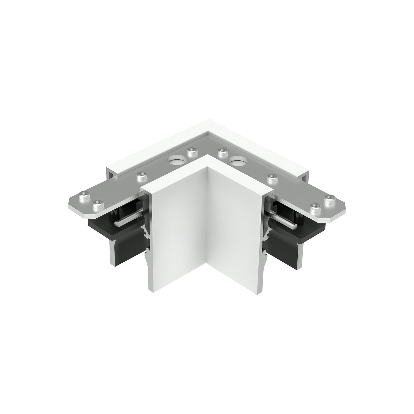 FLOS Architectural The Tracking Magnet Profile 90° — Esquina mecánica sistema (Blanco)