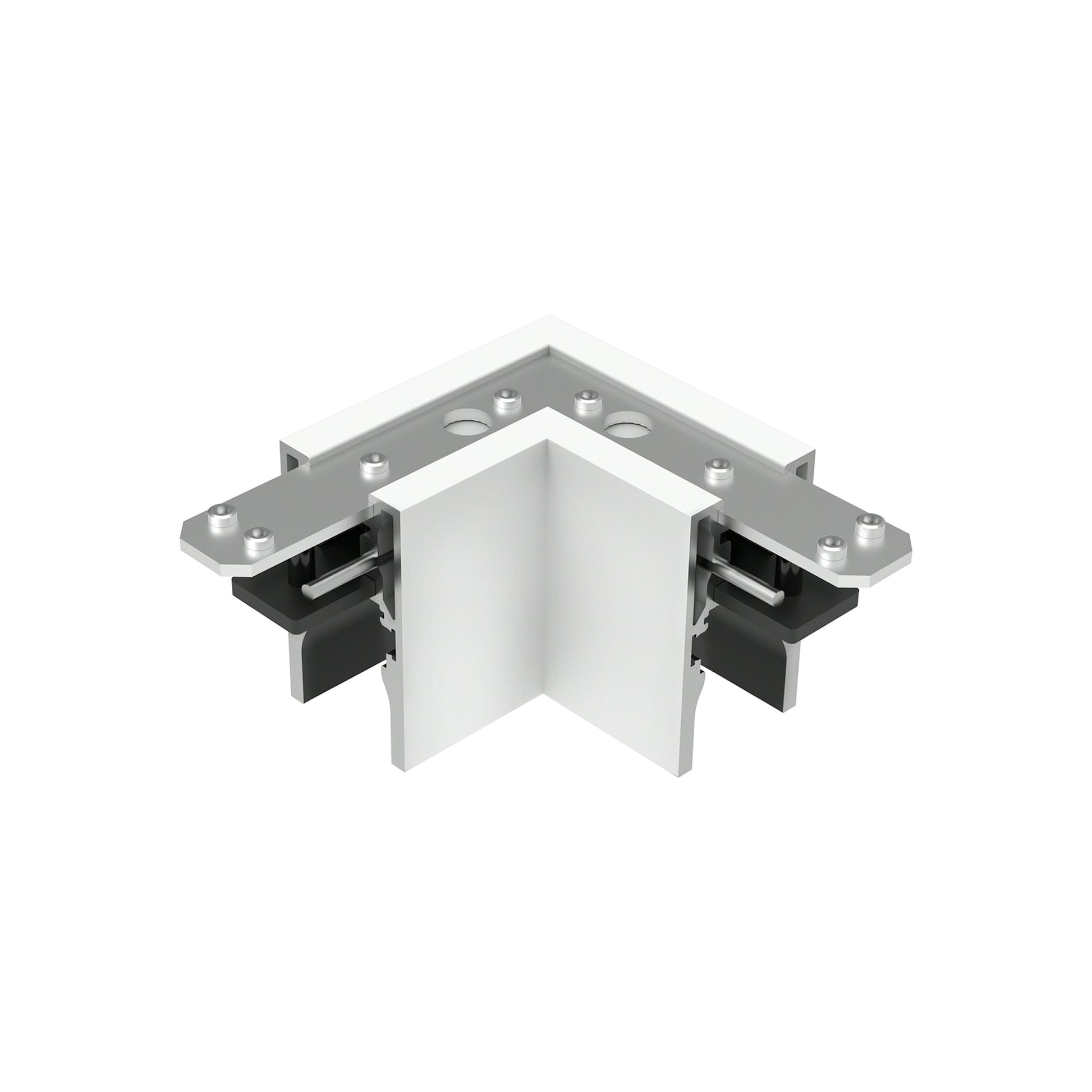 FLOS Architectural The Tracking Magnet Profile 90° — Esquina mecánica sistema (Blanco)