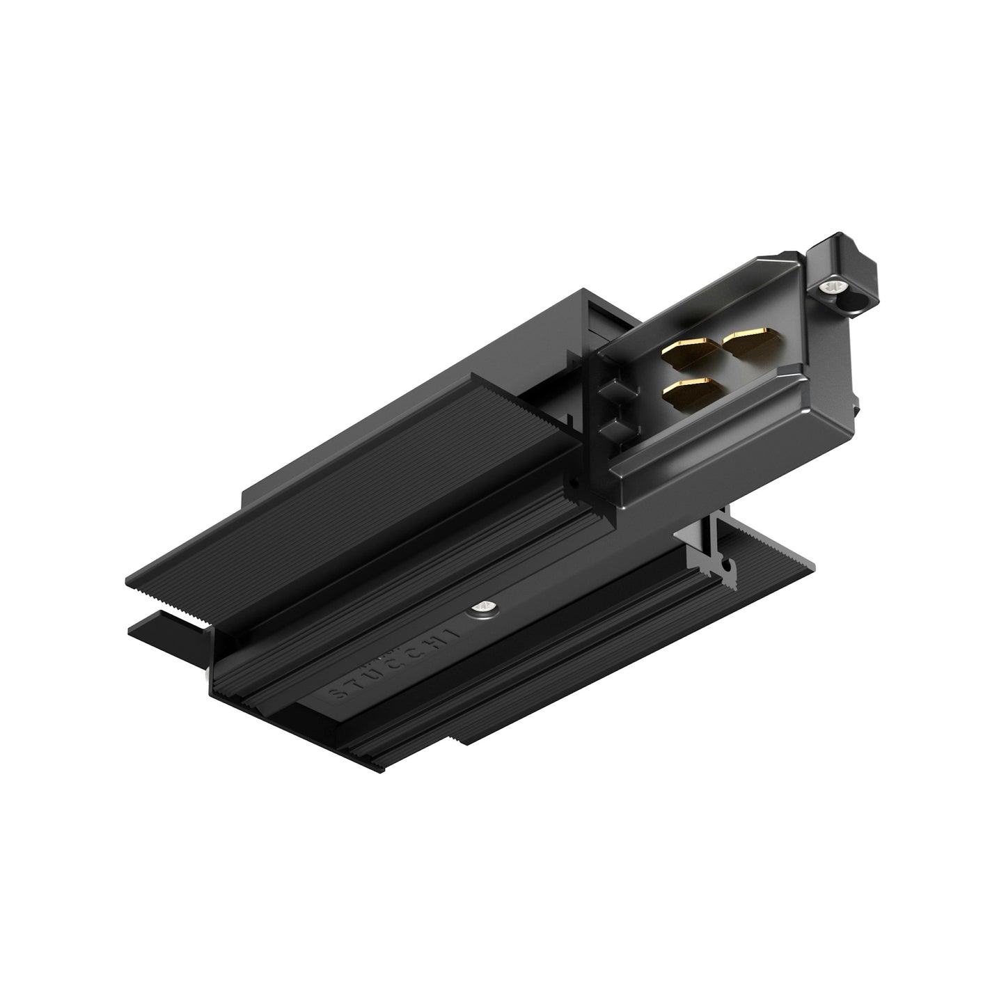 FLOS Architectural Feed Connector Left — Accesorio Empotrable 30mm Negro