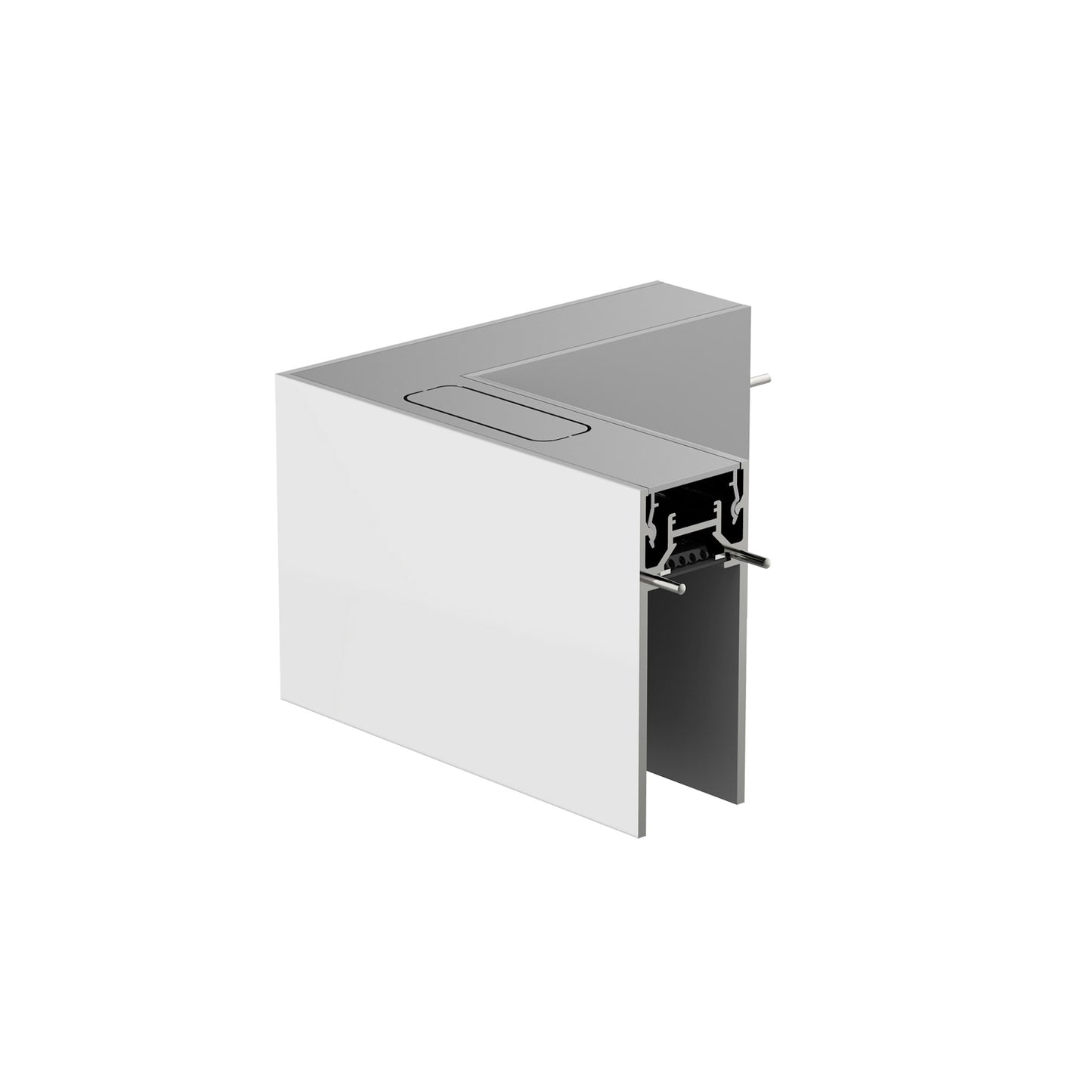 FLOS Architectural 90° Corner — Suspensión 24V 153mm Blanco