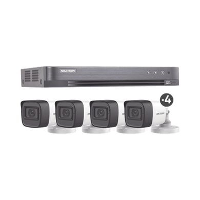 Kit de Videovigilancia HIKVISION HIK5MPSLQ 4 Cámaras 5 MP
