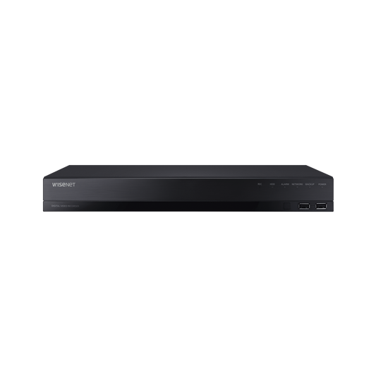 DVR 18 Canales (16 Analogicos + 2 IP) hasta 8 MP/ Soporta 4 Tecnologías (AHD, TVI, CVI, CVBS)  / 2 bahias HDD (no incluidos)