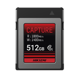 Memoria CFexpress tipo B / Clase 10 de 512 GB / Especializada para Cámaras de Fotografía y Video / 1800 MB/s Lectura / 1700 MB/s Escritura